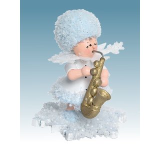 Schneeflckchen mit Saxophon